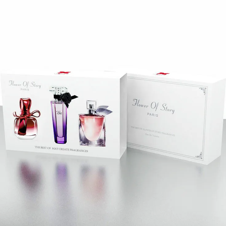 3pcs/set Perfume Spray Set for Women Perfumed Long Lasting Deodorant Fragrance Anti Odor Parfum Glass Bottle Fashion Bodybuildin