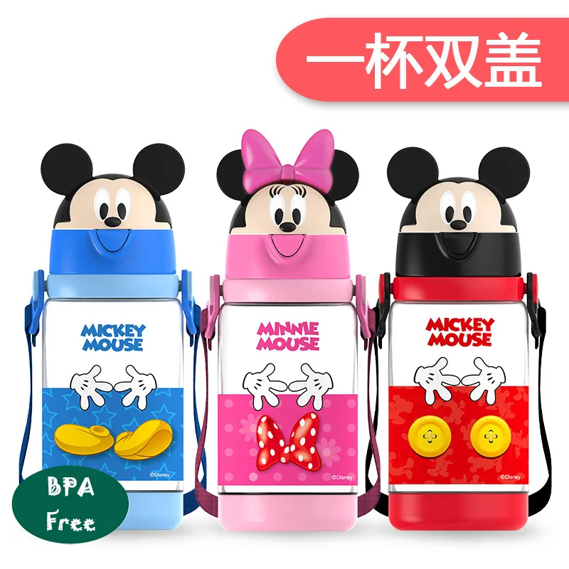 Диснеевская водяная чашка Детская Тритан BPA Бесплатная анти осенняя ученическая