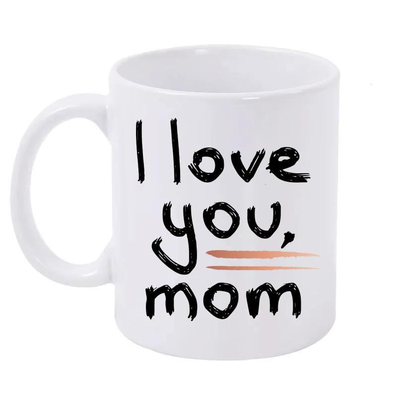 Белые чашки для молока кофе с ручкой легко носить собой забавная кружка