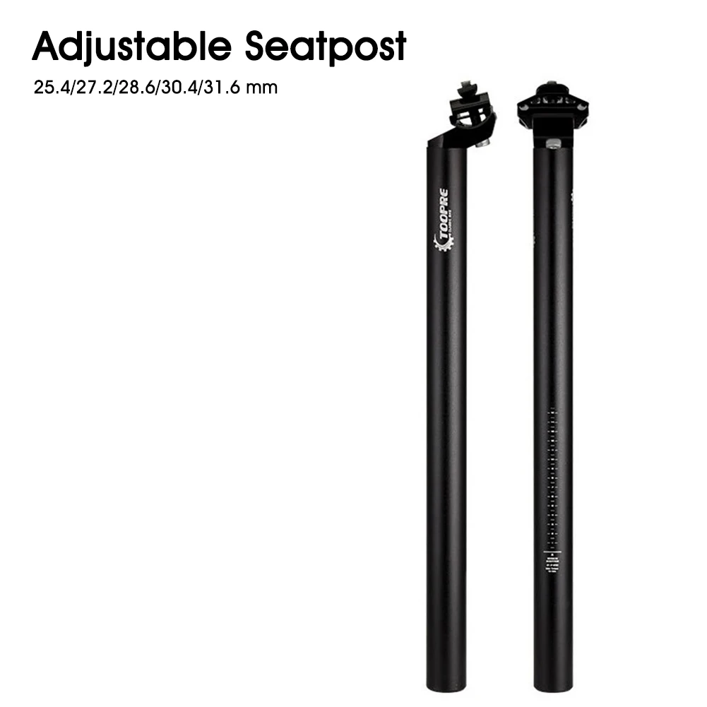 

25.4 27.2 28.6 30.4mm MTB seatpost 450mm Aluminum Alloy seat tube Long fixed gear seat post extension Bike Parts Aceessories
