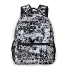 Рюкзаки для девочек и мальчиков с рисунком аниме, рюкзаки для подростков, школьная сумка