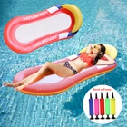 Надувной матрас 130*80 см, надувная плавающая кровать, надувной матрас из пеноматериала, сетчатый надувной стул, надувной матрас для вечерние кровати