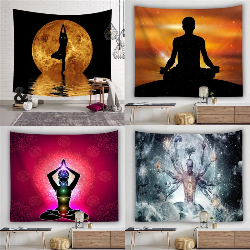 Дропшиппинг индийская мандала гобелен для йоги домашний декор настенная