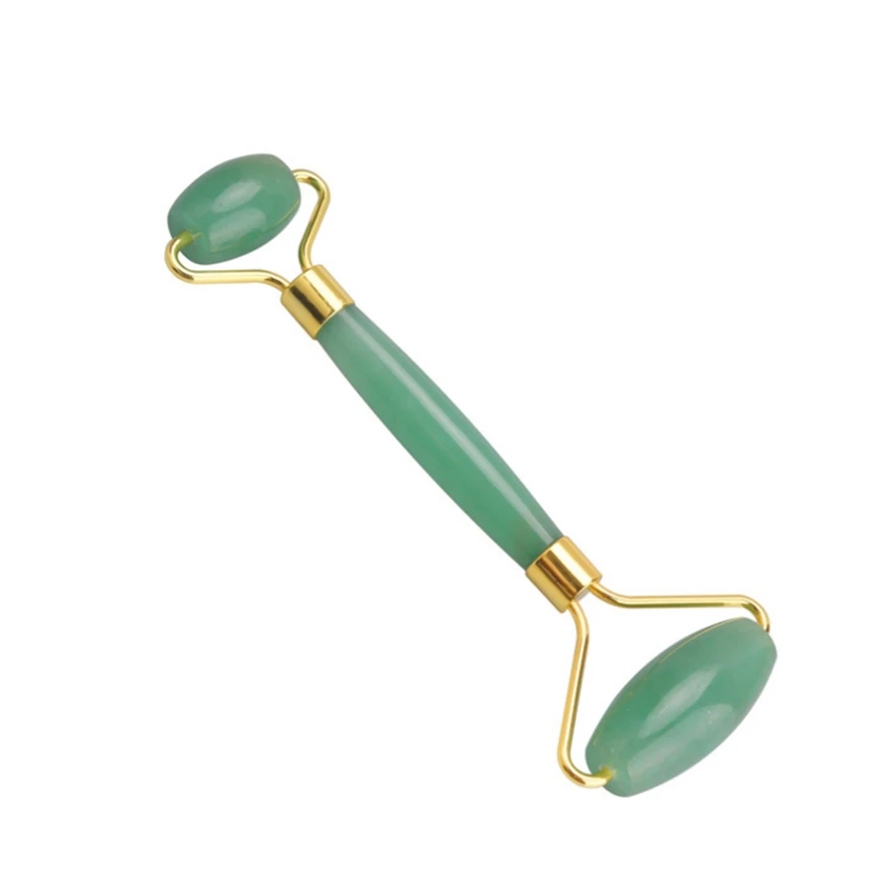 

Natural Jade Roller Jade Stone Gua Sha Set Quartz Board Face Massager Facial Roller Anti Aging Massage for Back Body Neck