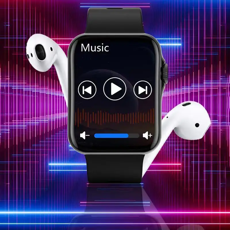 

Full Touch HD Screen Smart watch Sport Tracker Calling Smartwatch For Men and Women Heart Rate BP ECG With Music Playback Watch