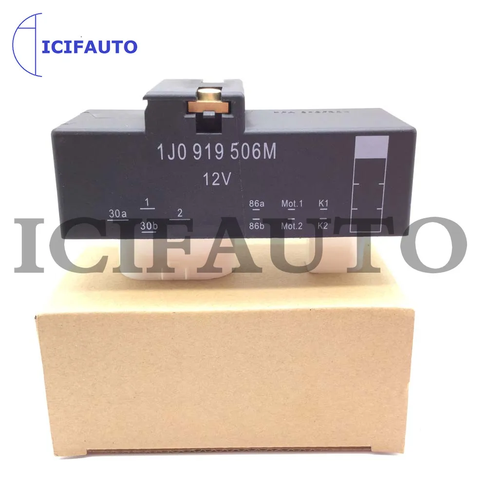 Новый блок управления вентилятором радиатора 1J0919506M для Seat Skoda VW Polo & Mk4 Golf Audi A3 1J0 919