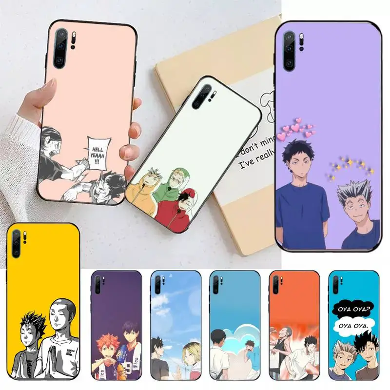 Чехол Haikyuu для телефона Huawei honor Mate P 10 20 30 40 Pro 10i 9 8 x Lite роскошный брендовый чехол с