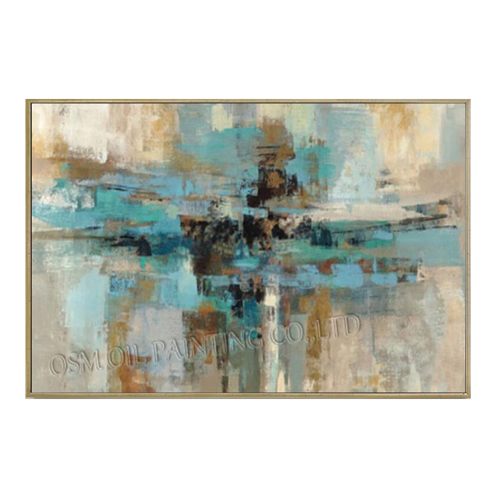 Большой размер ручная роспись высокое качество абстрактное украшение на стену