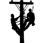 14 см * 8 см забавная Автомобильная наклейка Linemen journeмастера электрика переводные наклейки для силовых полюсов автомобильный Декор Аксессуары черныйсеребристый винил