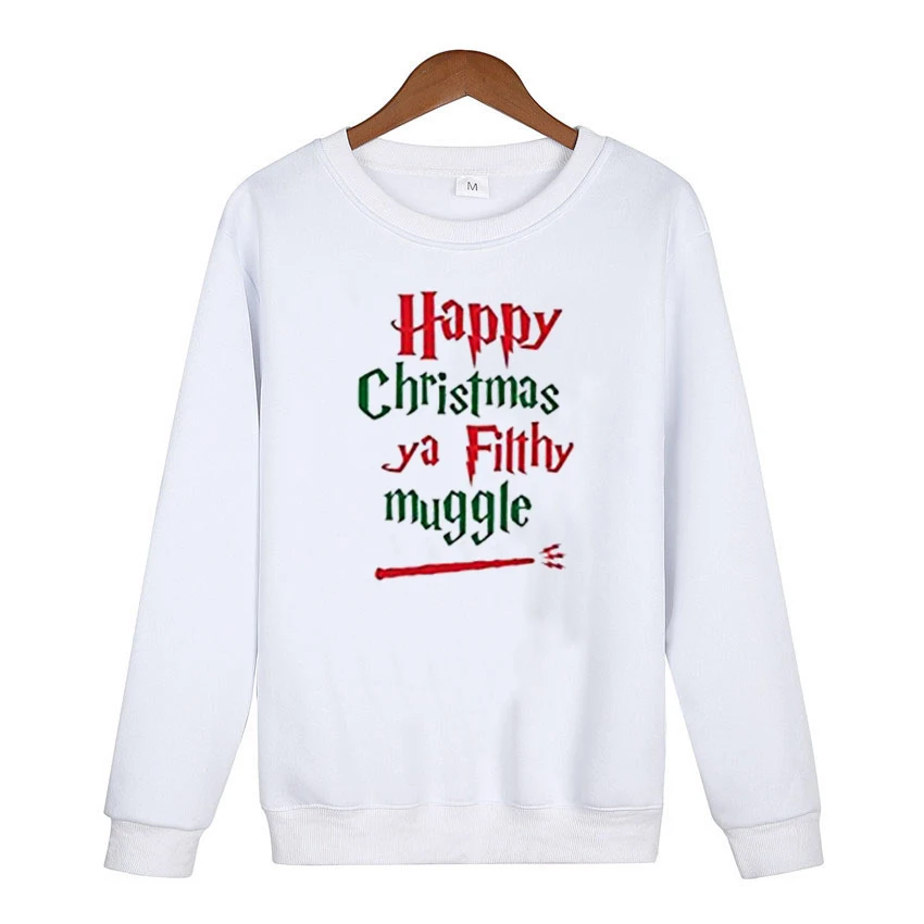 

Christmas Women Hoodies Streetwear Japanese 2019 Oversized Casual Print Pullovers Christmas Plus Size Woman