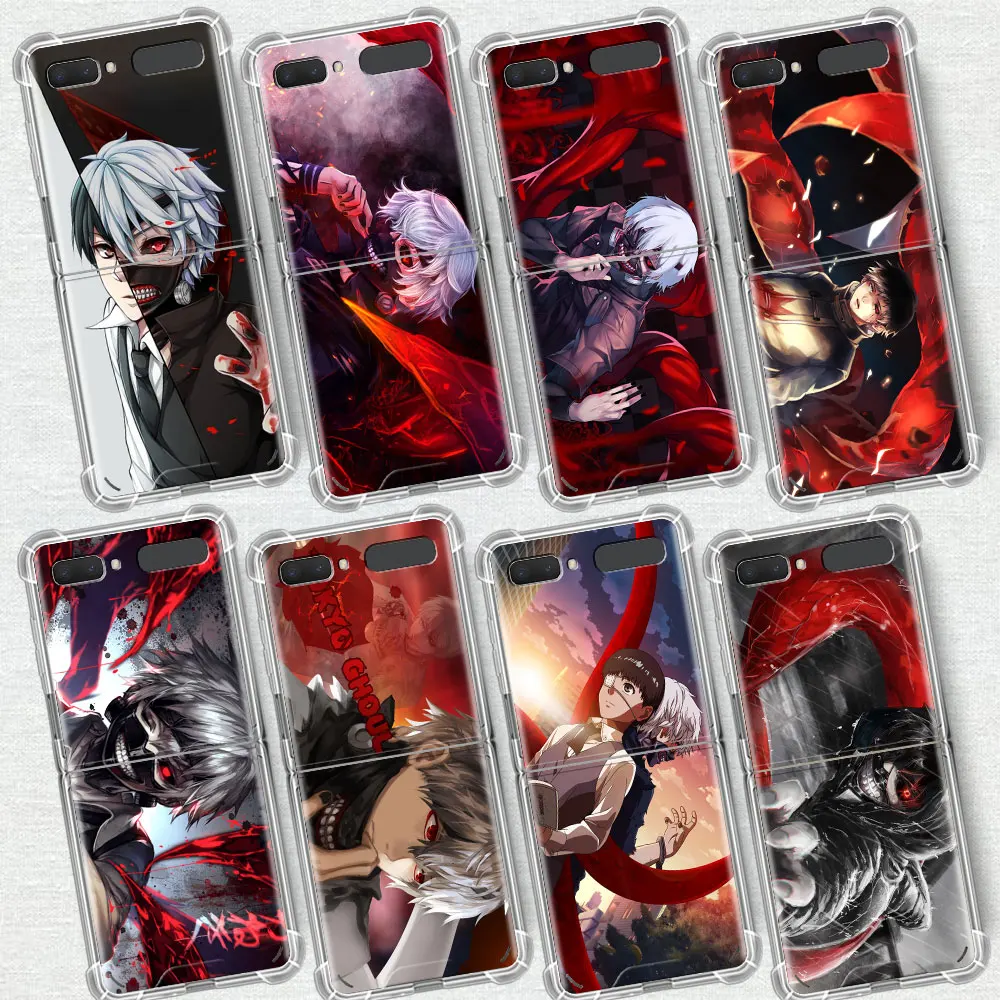 

Tokyo Ghoul Kaneki Ken Silicone Phone Case Cover For Samsung Galaxy Z Flip3 Transparent Coque For Galaxy Z Flip 5G Airbag Shell