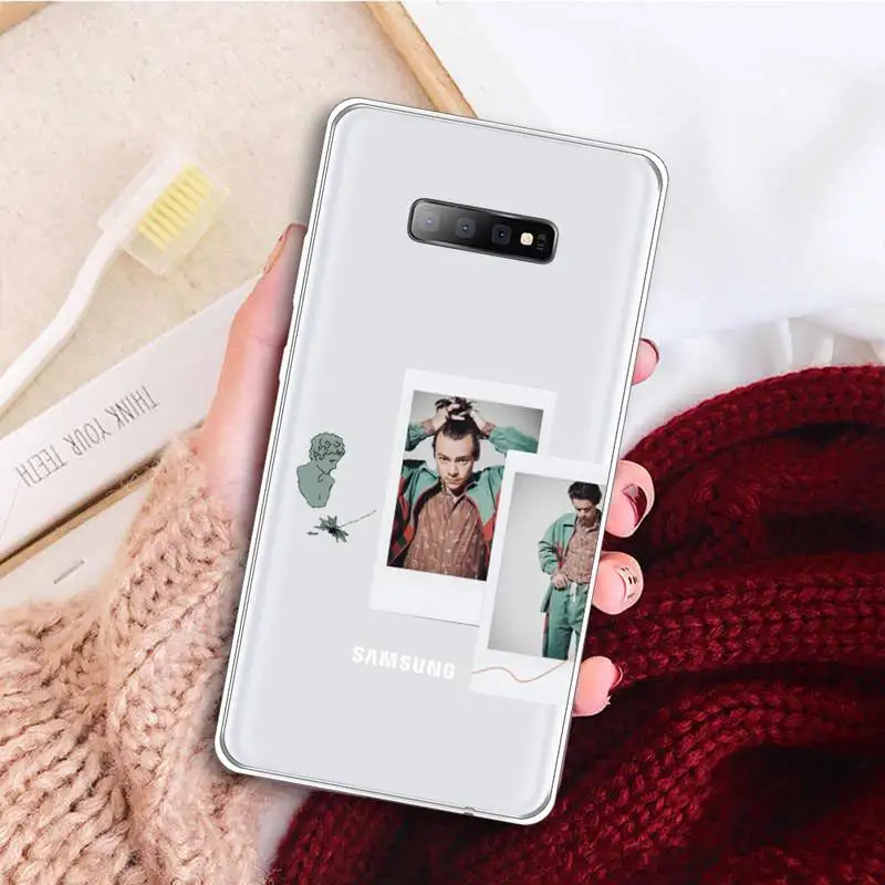 

harry styles Phone Case Clear Transparent for samsung A 21s 50 71 S 8 9 20 note 10 20 plus ultra