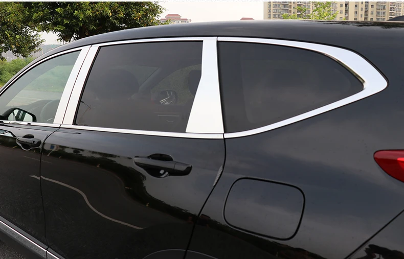 

Крышка внешнего окна из нержавеющей стали для honda crv 2012 2013 2014 2015 2016 2017 2018 cr-v, Стайлинг автомобиля