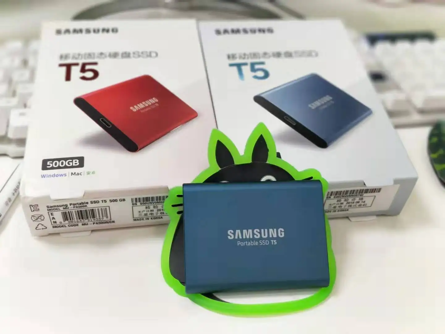 Samsung t5 Портативный ssd Внешние накопители 250 ГБ 500 1 ТБ USB 3,1 Gen2 внешний жесткий диск ssd Портативный