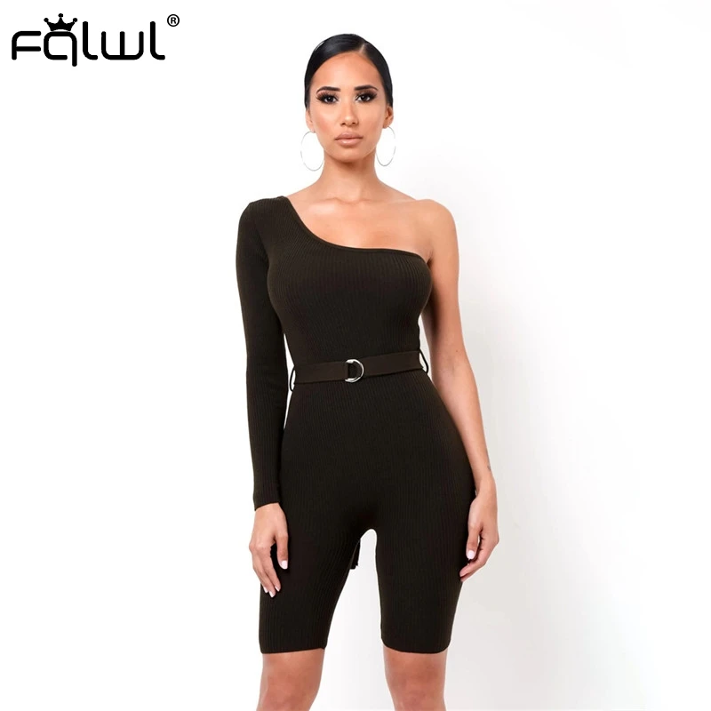 Женский трикотажный комбинезон с открытой спиной FQLWL белый и черный модель