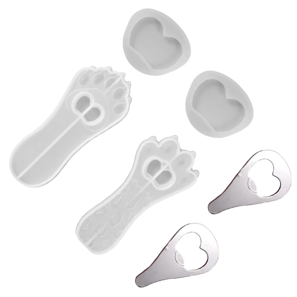

1 Set of DIY Bottle Opener Molds Crystal Epoxy Molds Silicone Openers Molds