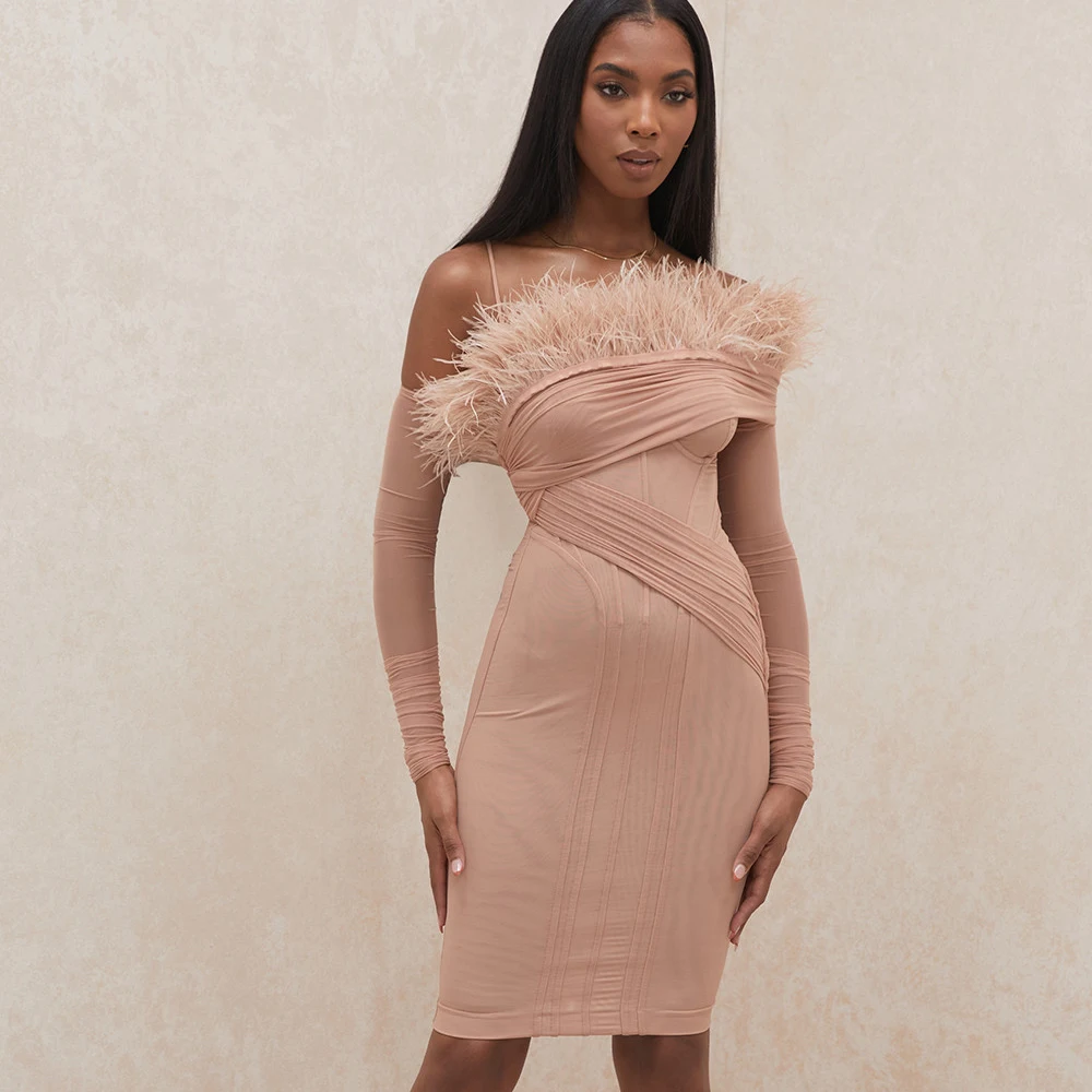 

Sexy Women Dress Long Sleeve Elegant Mini Bodycon Dress Summer Party Dresses Bpdycon Ladies Clothing