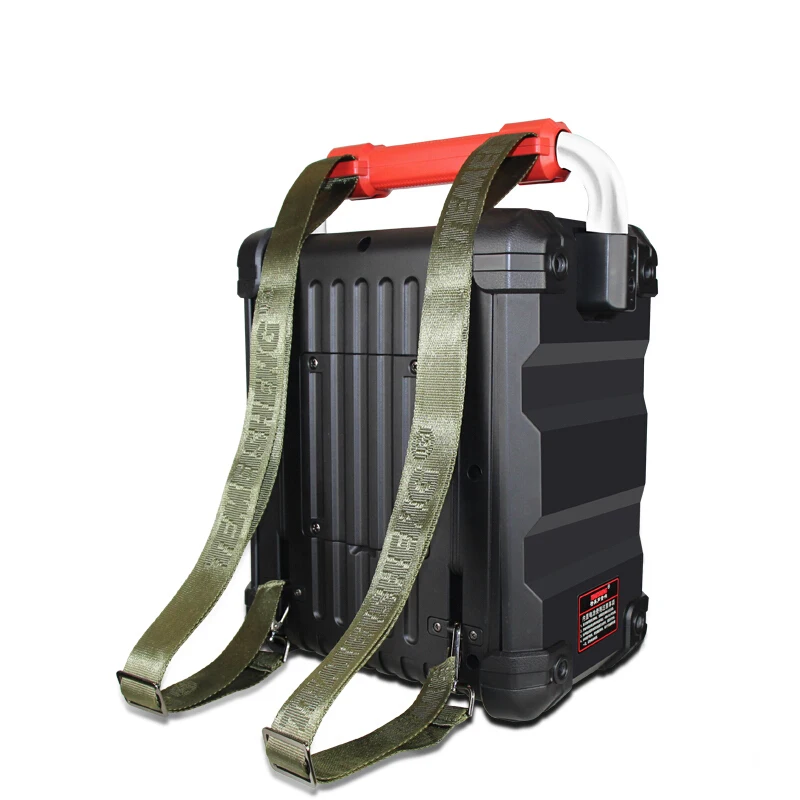 Портативный походный динамик с плечевым ремнем уличный бас регулируемый стерео