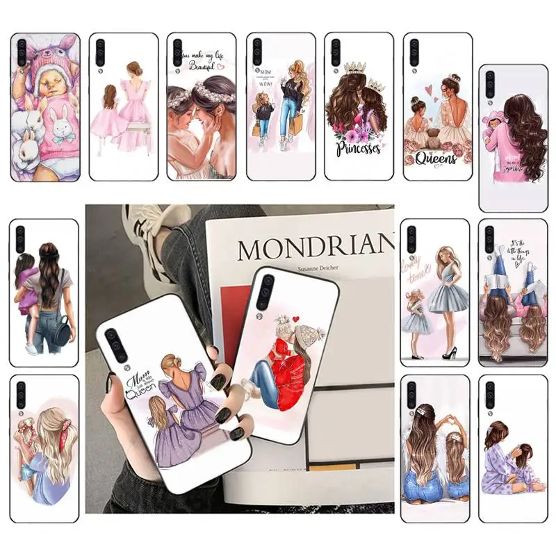 

Baby Mom Girl Queen Phone Case For Samsung Galaxy A51 A71 A52 A12 A50 A32 A21S A70 A31 A21 A11 A12 M31 A02