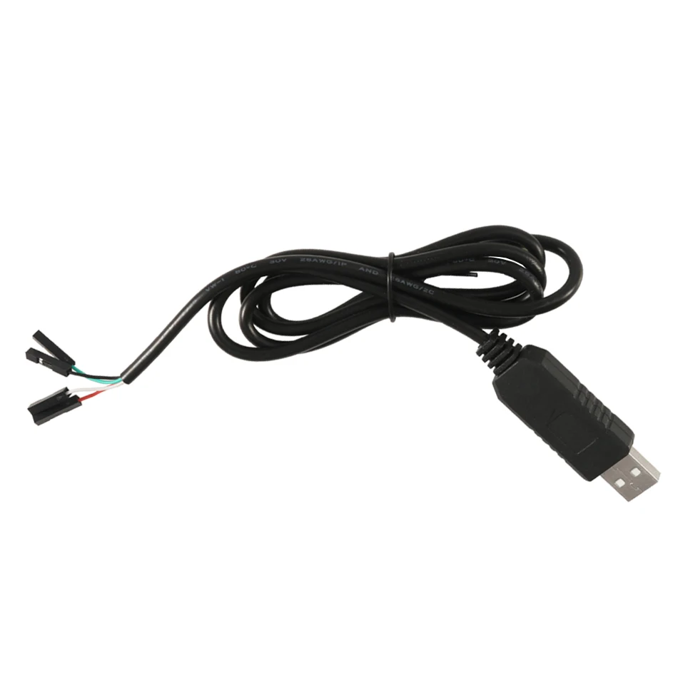 

PL2303 PL2303HX USB to UART TTL Cable Module 4p 4 pin RS232 Converter Serial Line Support Linux Mac Win7