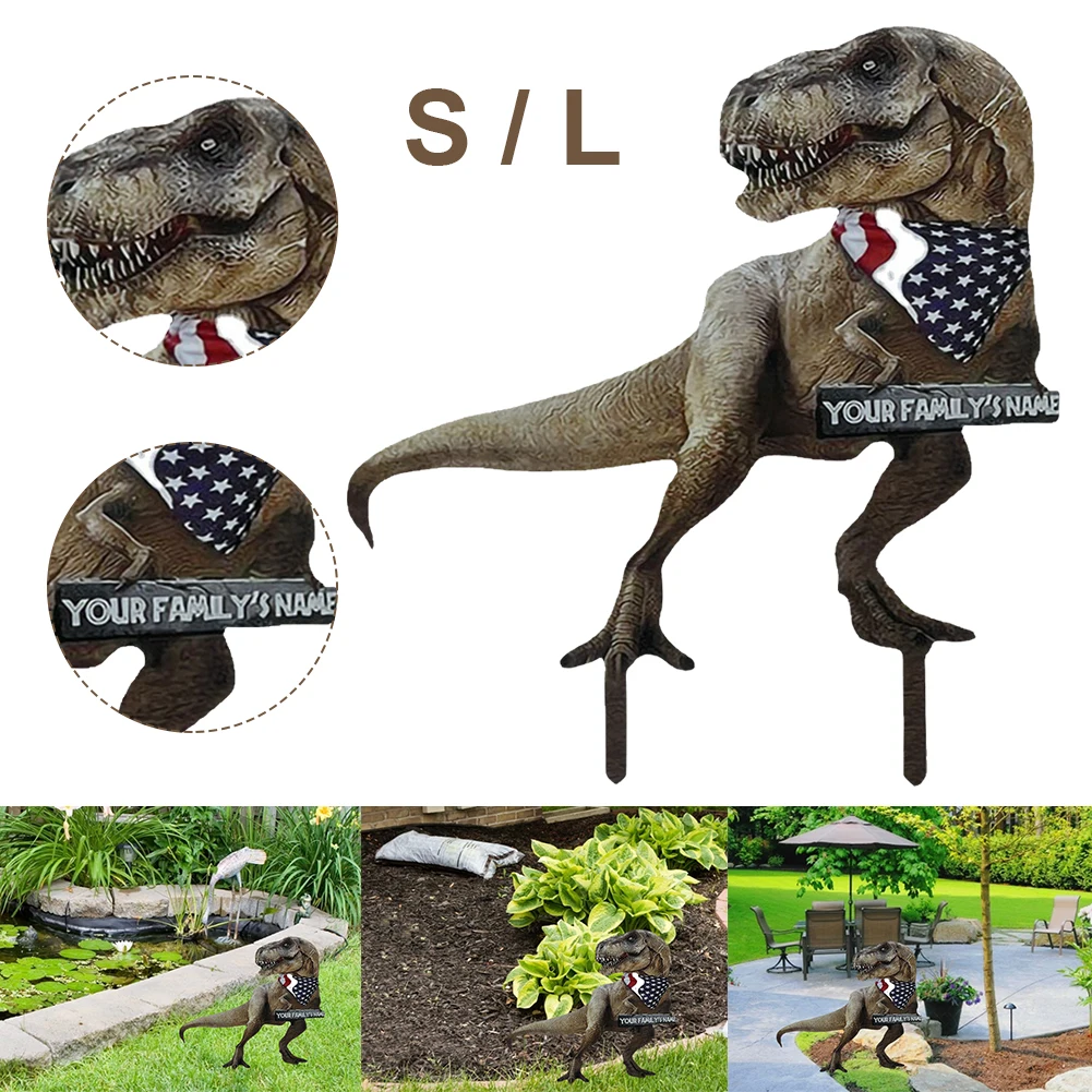 

Garden Tyrannosaurus Rex Statue Waterproof and Rustproof Outdoor Garden Decoration Home Decoration