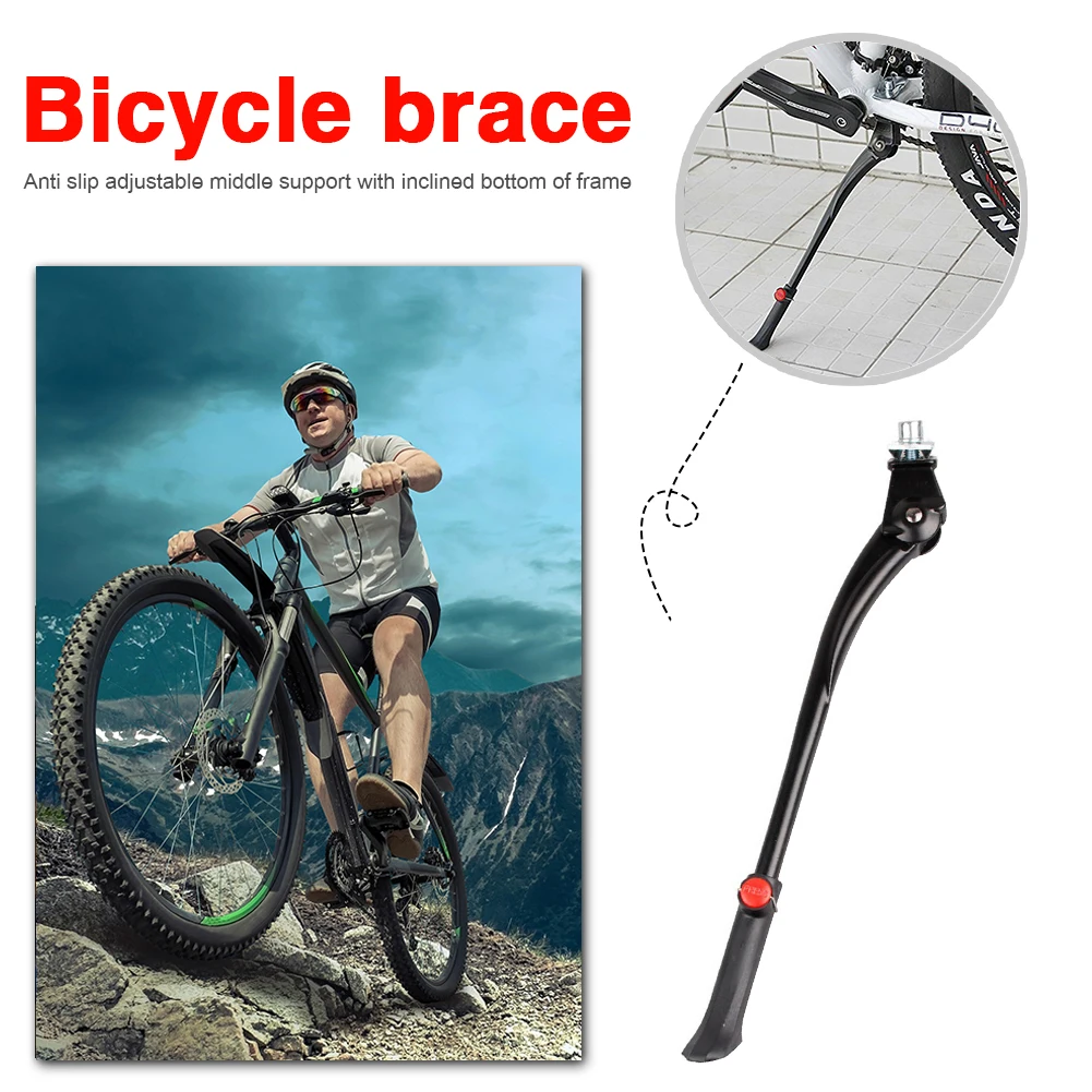 

Adjustable Bike Side Kickstand MTB Road Bicycle Cycling Parking Foot Support Biking PortableDustproof Cycling Parts