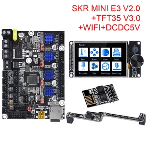 bigtreetech skr mini e3 v2 0 control board with tmc2209 3d printer partstft35 v3 0 touch screenwifidcdc5v for ender 35 cr10 free global shipping