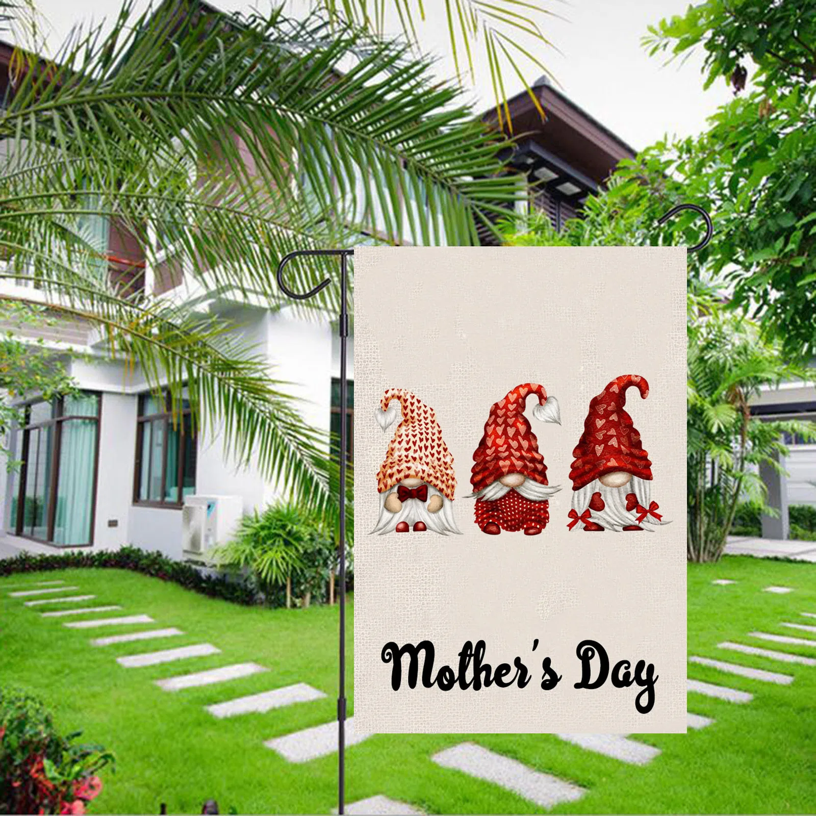 Садовый флаг на день матери безлицевая кукла уличное украшение для дороги сада