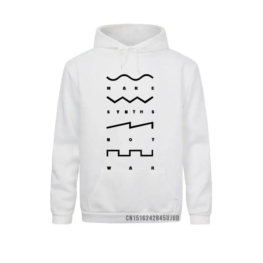 

New 2021 Fashion Make Synths Not War Hoodie Club Party Disco Roland Analogue Moog Keyboard Juno Streetwear Homme Sweatshirt