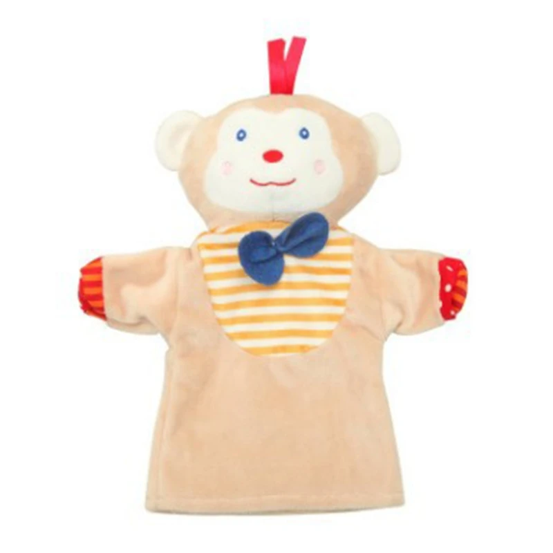 T5EC 1 шт. необычная лягушка/утка/обезьяна сафари игрушки марионетки на руку для