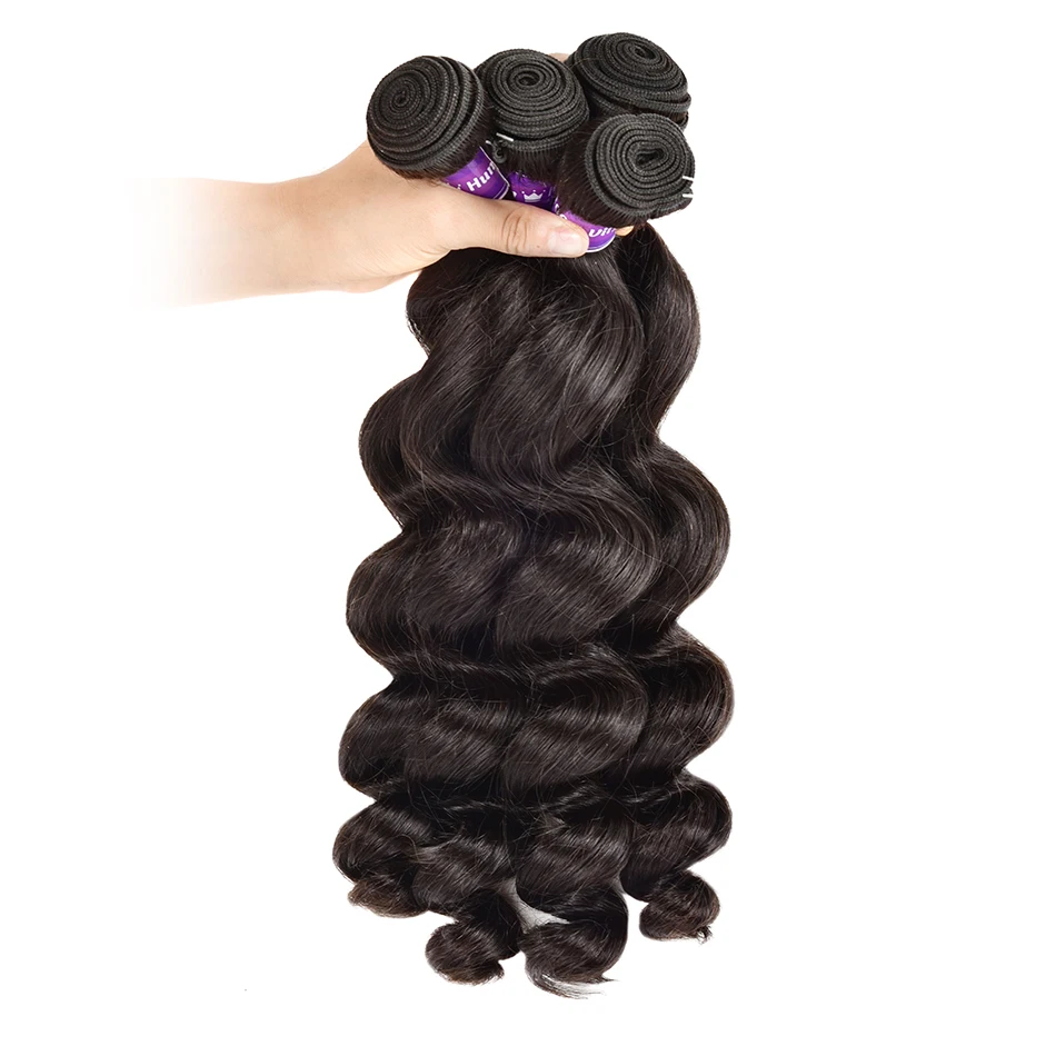 Hair Extension Wholesale Price Loose Wave Human Weave 100% Indian Virgin Bundles In Bulk Sale | Шиньоны и парики