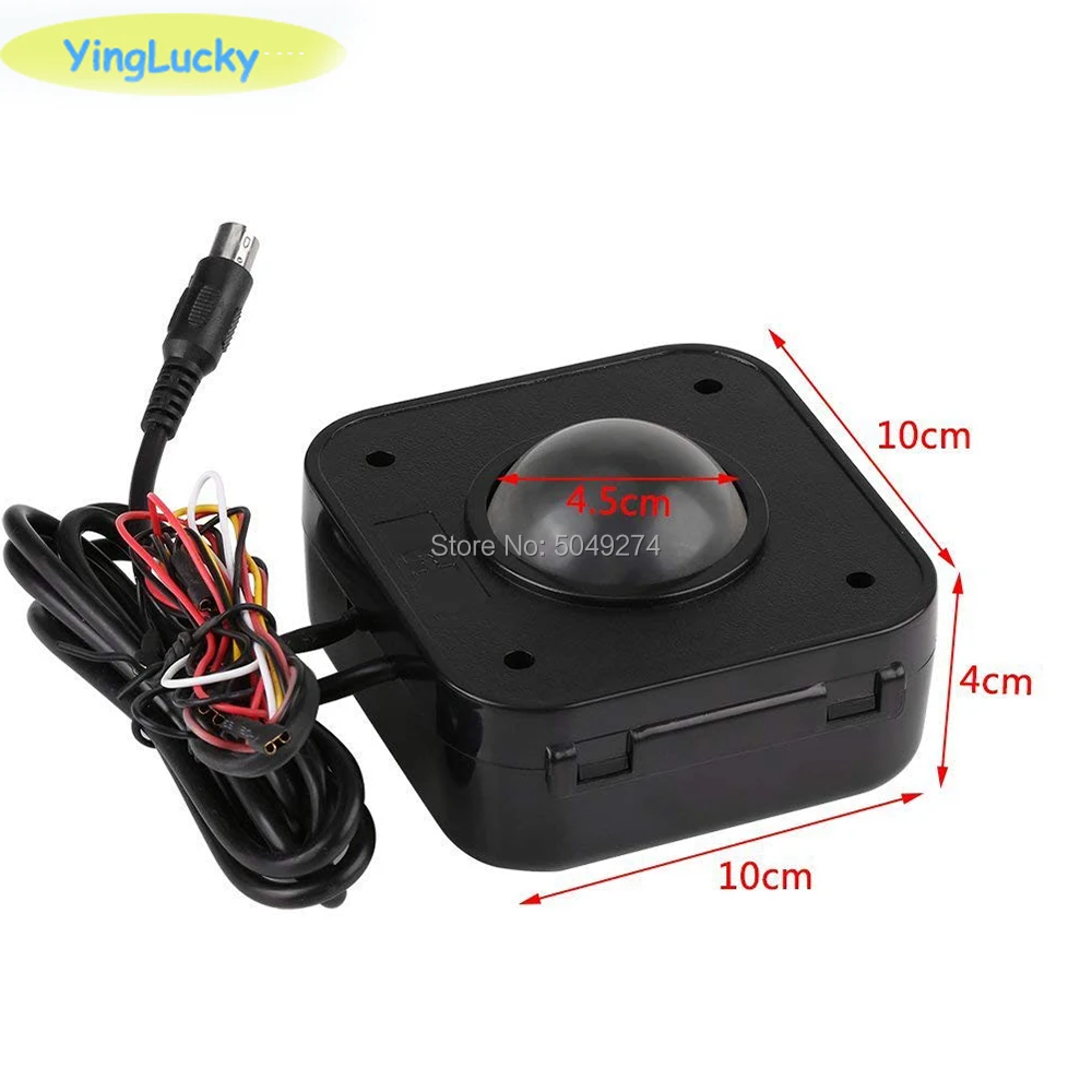 Yinglucky Аркада 4 5 см Светодиодная подсветка jamma трекбол мышь PS / 2 PCB соединитель Jamma