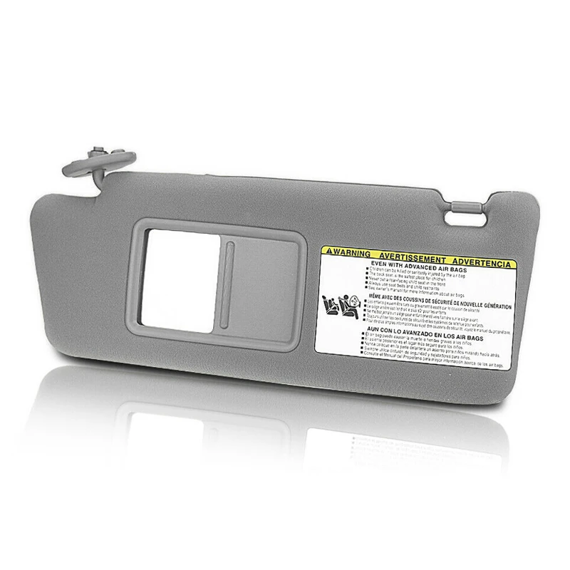 

Front Left Driver Side Sun Visor Makeup Mirror Gray Fit For Toyota Tacoma 2005 2006 2007 2008 2009 2010 2011 2012 7432004181B1