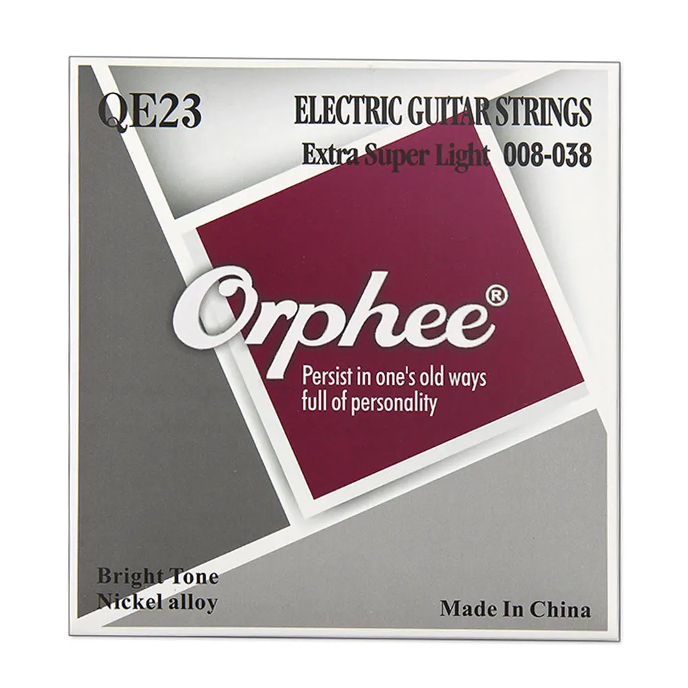 Струны гитарные Orphee QE никелированные сменные для электрогитары QE23 /QE25/ QE27/QE29
