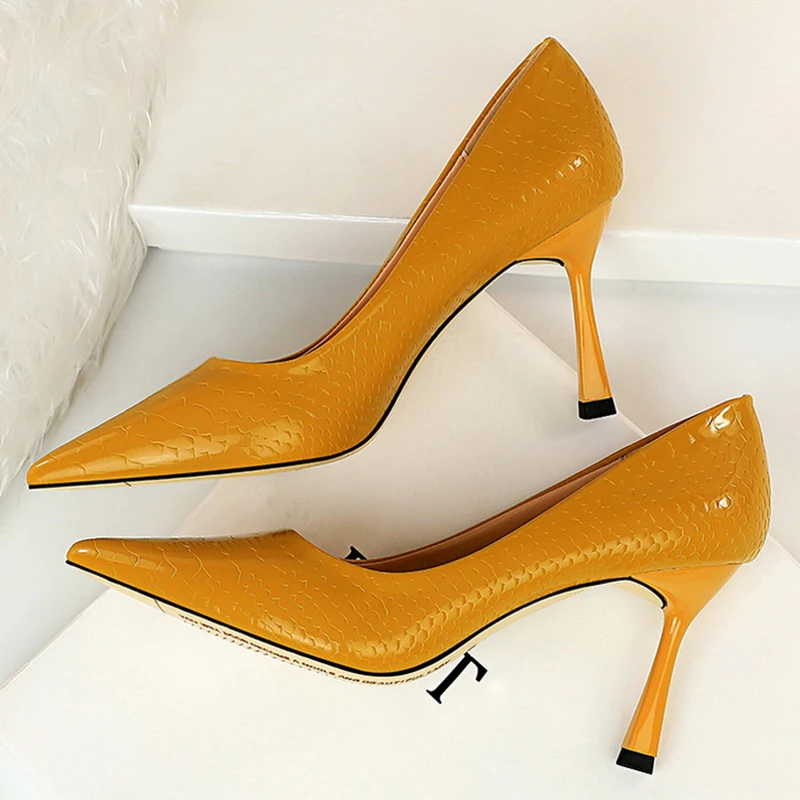 2020 Сезон весна осень Элегантная женская обувь на высоких каблуках 8 см ботинки