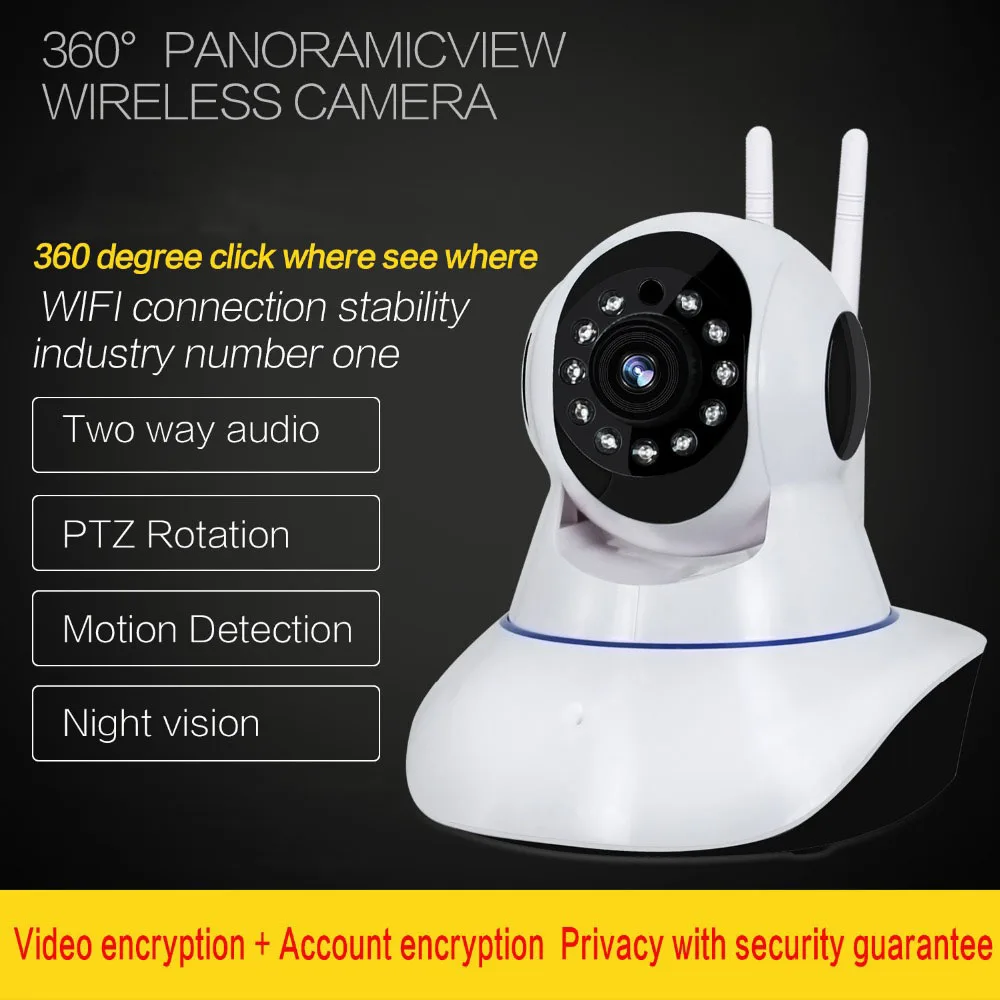 1080P PoE IP PTZ Wi Fi Камера 360 градусов рыбий глаз с фильтром IR Cut Ночное видение