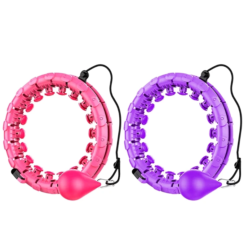 

H7JC Adults 24 Knots Abdoment Fitness Beauty Training Weight Reducing Slimming Circle