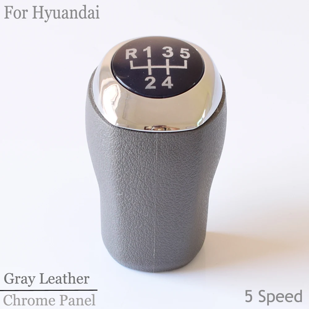GL-5Speed-SP Хромированная серебристая панель 5 скоростей для hyundai Solaris Verna MT(низкая Версия) Elantra GT Accent Avante рычаг рычага переключения передач - Название цвета: GL-5Speed-SP