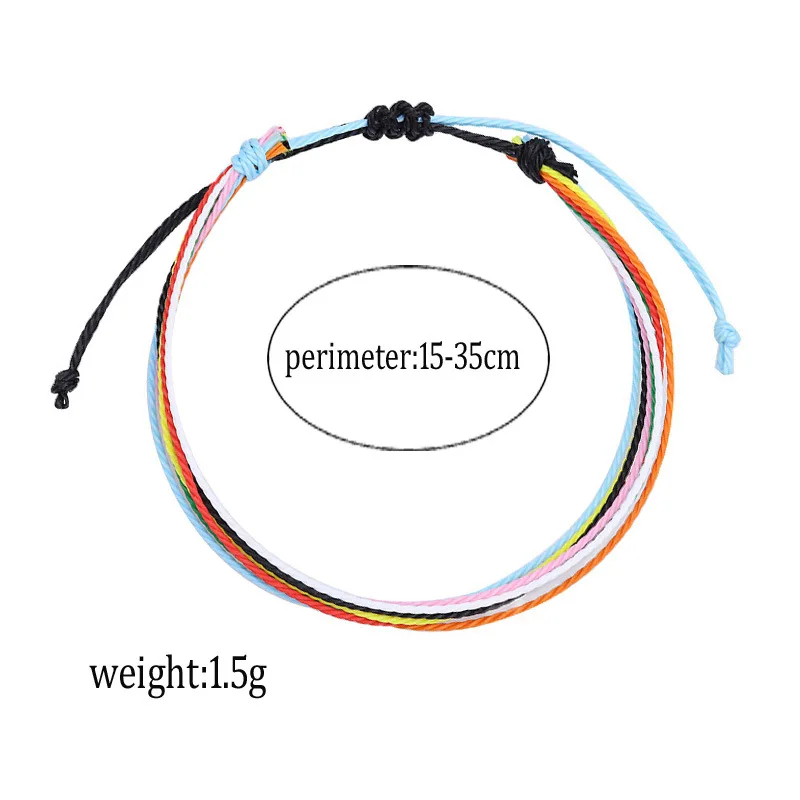 39 стилей богемный цвет ручной работы дружба удача хлопок веревочный браслет для