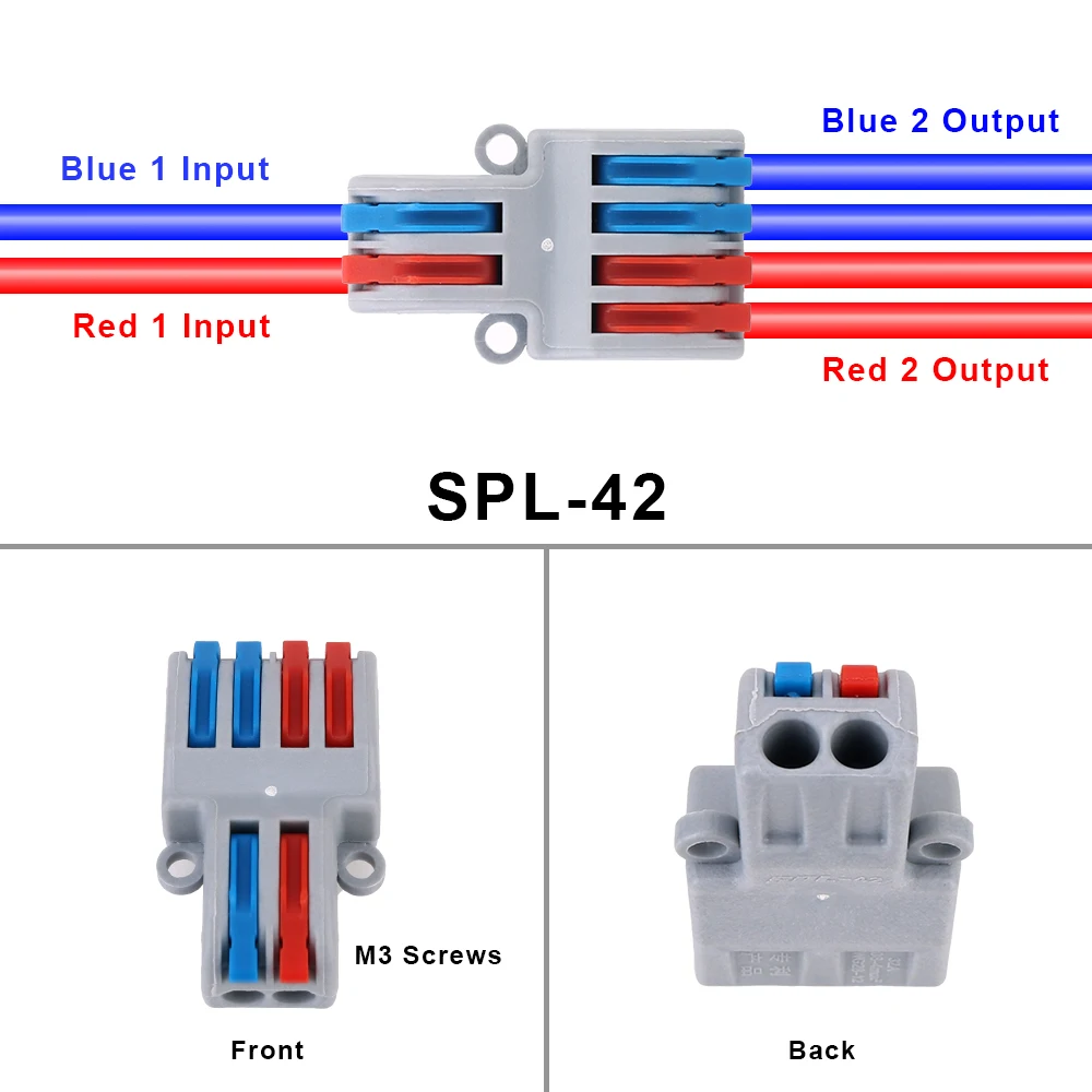 5 шт. мини-клеммные колодки для быстрого сплиттера | Обустройство дома