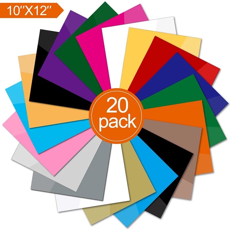 20 листов 25*30 см теплопередача виниловый лист термопресс машина железо на DIY