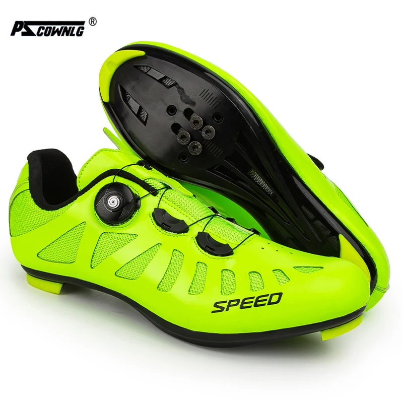 

Professional Athletic Bicycle Shoes MTB Cycling Shoes Pscownlg Men Self-Locking Road Bike Shoes Women Professional Sneakers