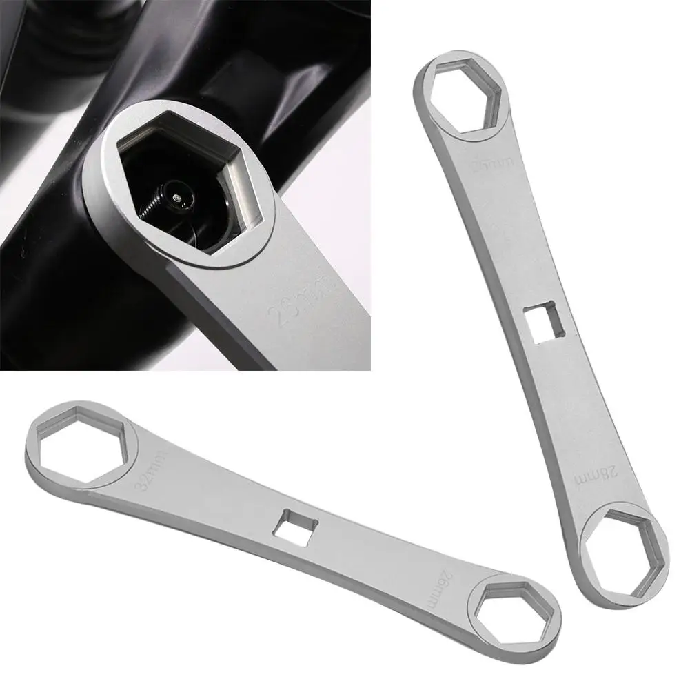 1 шт. алюминиевый сплав велосипедная подвеска вилки верхняя крышка гаечный ключ
