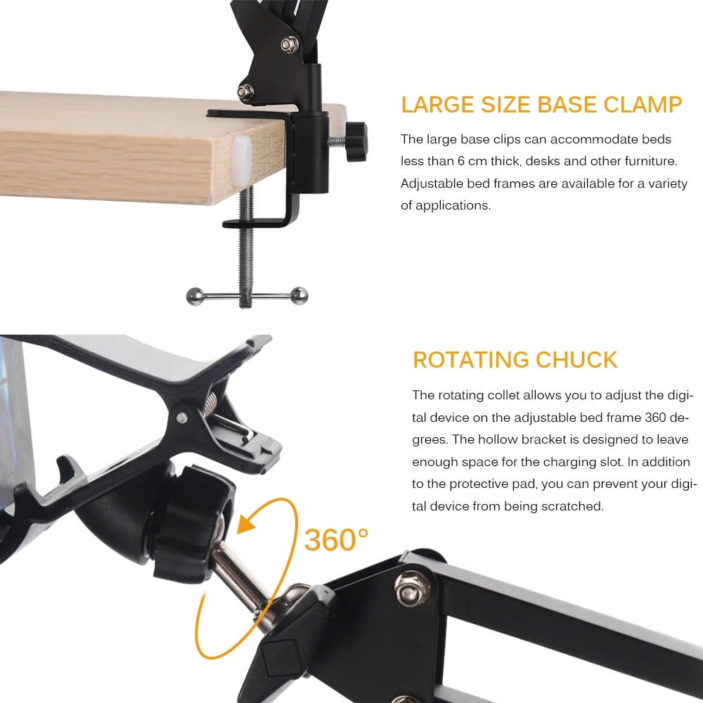 Подставка для телефона кровати регулируемый удобный гибкий держатель ленивых