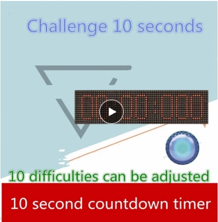 Реальная жизнь игры побег комната реквизит diy вызов 10 секунд светодиодный