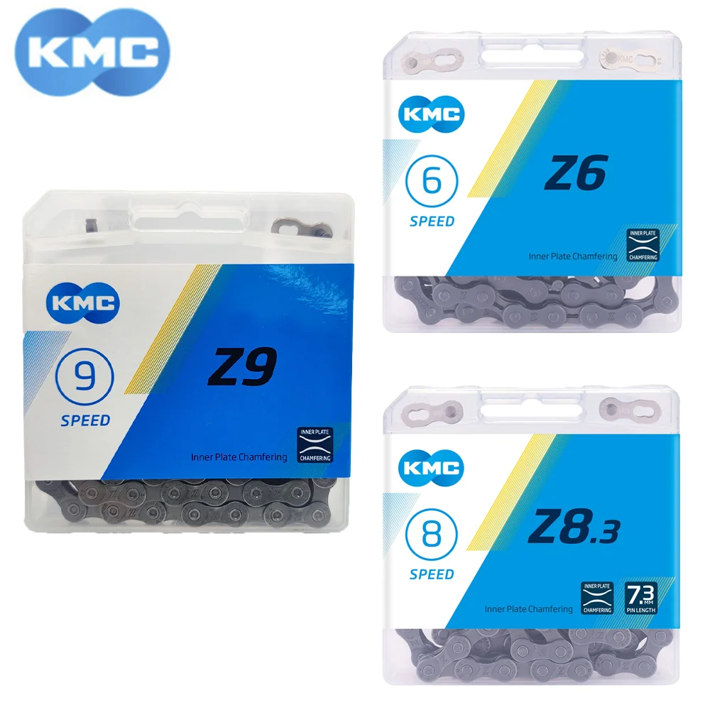 

Велосипедная цепь KMC Z6 Z8.3 Z9 MTB велосипедные цепи 6/7/8/9/10/11/12s велосипедные аксессуары для Shimano SRAM велосипедные запчасти