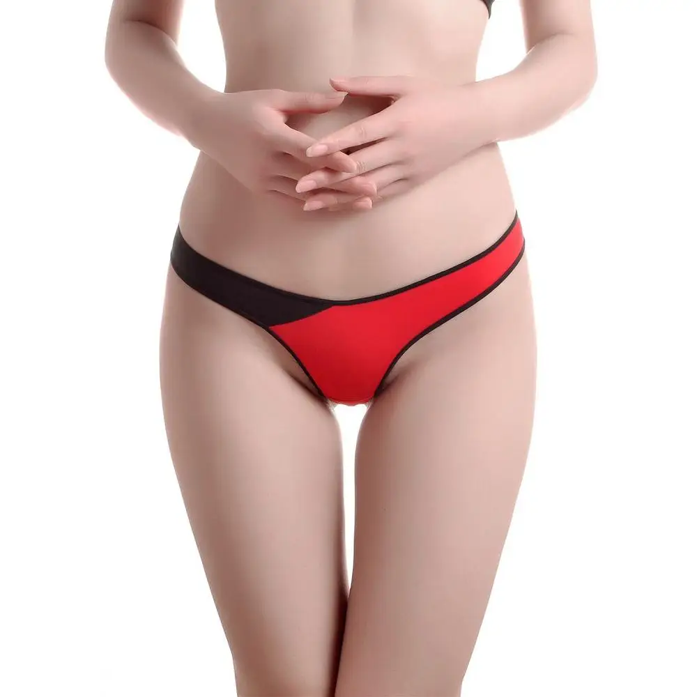Женские пикантные трусики с низкой талией бесшовные хлопковые трусики-стринги