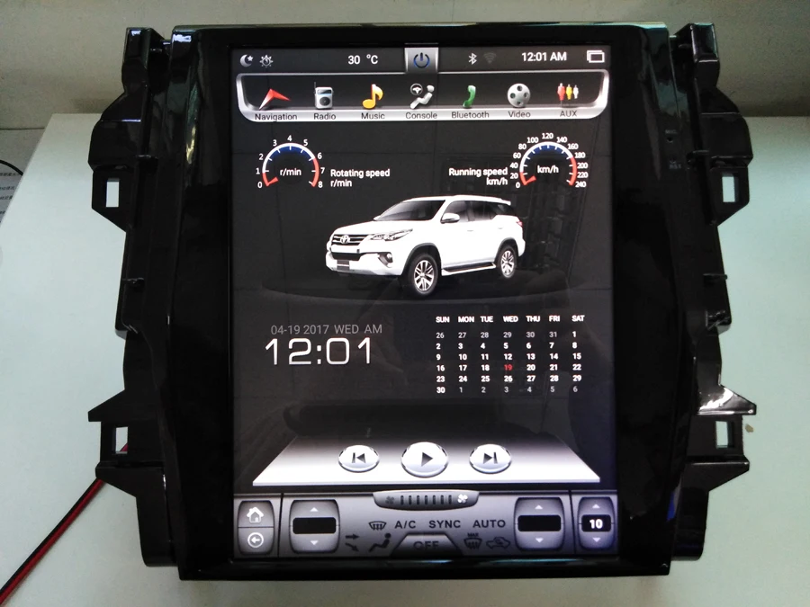 Смарт Tesla экран навигации для Toyota Fortuner Hilux 2016 Android 8 1 автомобильное радио GPS Rockchip PX3