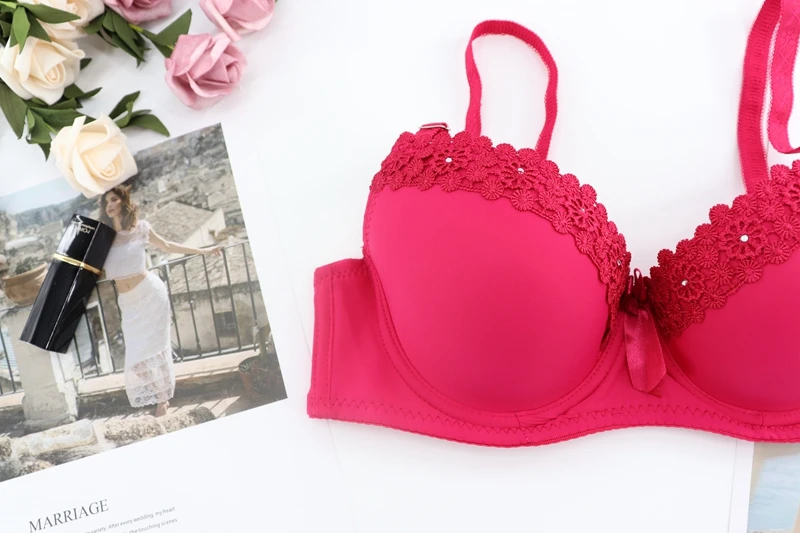 Beauwear нарядное платье без рукавов для девочек, пуш-ап, нижнее бельё для девочек Женский бюстгальтер для маленькой груди на косточках цветочное бюстгальтеры 34B 34C 36B 36C 38B 38C 40A 40B 40C 42A 42B 42C