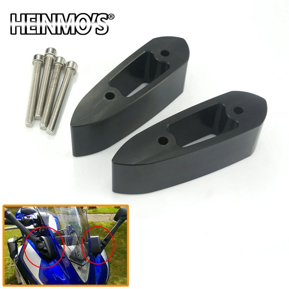 Зеркало для Riser Yamaha YZF R3 R25 2014 2015 2016 2017 мотоцикла удлинители Удлинитель адаптер в